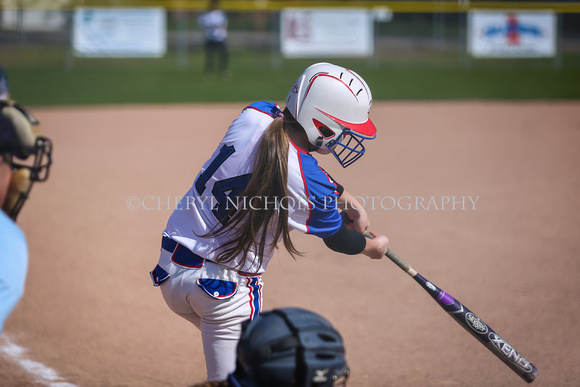 Analisa Raynor at the plate
