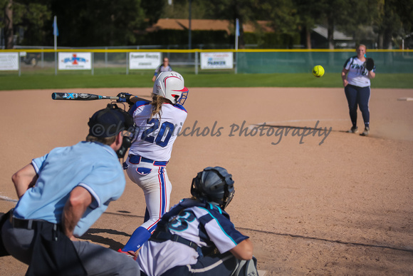 Jane Wilkey at the plate