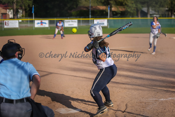 Haley Loffer at the plate